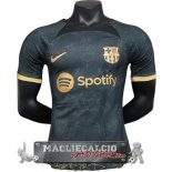 Thailandia Speciale Giocatori Maglia Calcio Barcelona 2023-24 Nero Giallo