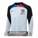 Giacca Lunga Zip Barcelona 2023-24 Grigio Nero