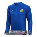 Inter Milan Blu Giallo Felpa Da Allenamento 2023-24
