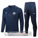 Chelsea Insieme Completo Blu Navy Felpa Cappuccio 2022-23