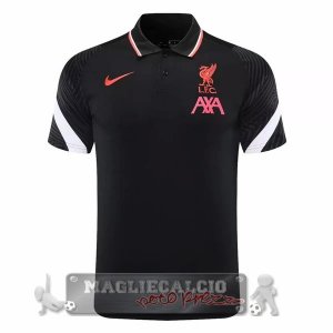 Liverpool Nero Bianco Maglia POLO 2020-21