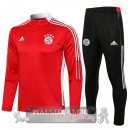 Bayern Monaco Insieme Completo I rosso nero bianco Giacca 2021-22