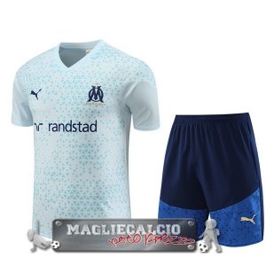 Marseille Insieme Completo Bambino Formazione 2023 Bianco I Blu