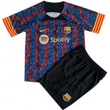 Concetto Maglia Calcio Set Completo Uomo Barcellona 2023-24 Rosso Nero