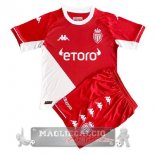 AS Monaco Set Completo Bambino Maglia Calcio Home 2021-22