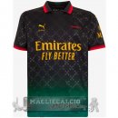 Thailandia Fourth Maglia Calcio AC Milan 2024 2025 Nero Verde