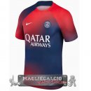 Tailandia Pre Partita Maglia Calcio Paris Saint Germain 2023-24 Rosso Blu
