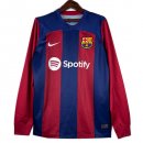 Tailandia Home Manica lunga Maglia Calcio Barcellona 2023-24