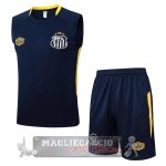 Set Completo Maglia Santos Senza Maniche Formazione 2025 2026 Blu