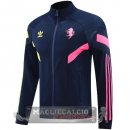 Set Completo Lunga Zip Giacca Juventus 2024 2025 Blu Navy Rosa
