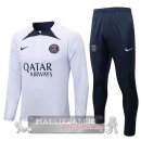Paris Saint Germain Insieme Completo Bianco Blu Navy Giacca 2022-23