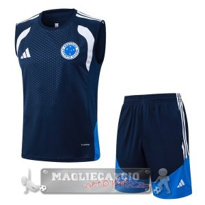 Formazione Senza Maniche Set Completo Cruzeiro 2026 2027 Blu Navy