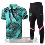 Barcelona Verde nero Maglia Set Completo POLO 2021-22