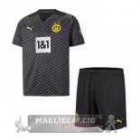 Borussia Dortmund Set Completo Bambino Maglia Calcio Away 2021-22