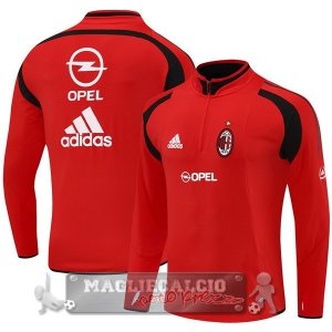 Felpa Allenamento Formazione AC Milan 2004 2005 Rosso