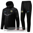 Inter Milan Insieme Completo Nero Giacca felpa cappuccioa 2022-23