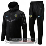 Inter Milan Insieme Completo Nero Giacca felpa cappuccioa 2022-23