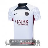 Paris Saint Germain Formazione Maglia Calcio 2023-24 Bianco Rosso