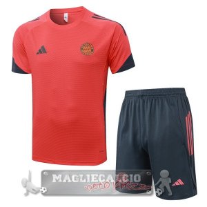 Set Completo Formazione Maglia Bayern Monaco 2025 2026 Rosso Verde