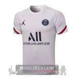Paris Saint Germain Formazione Maglia Calcio 2021-22 II Bianco Rosso
