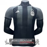 Speciale Maglia Calcio Argentina Giocatori 2024 Nero Grigio