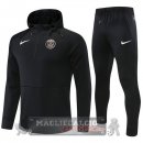 Paris Saint Germain Insieme Completo nero Bambino Felpa Cappuccio 2022-23
