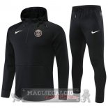 Paris Saint Germain Insieme Completo nero Bambino Felpa Cappuccio 2022-23
