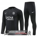 Paris Saint Germain Insieme Completo Bambino Nero Felpa Cappuccio 2022-23