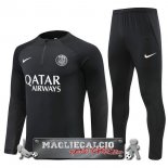 Paris Saint Germain Insieme Completo Bambino Nero Felpa Cappuccio 2022-23