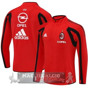 Felpa Allenamento Formazione AC Milan 2005 2006 Rosso