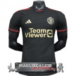 Tailandia Speciale Giocatori Maglia Calcio Manchester United 2023-24 I Nero