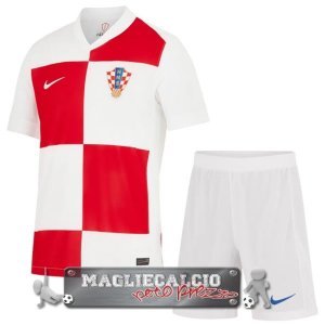 Croacia Set Completo Bambino Maglia Calcio Home 2024