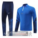 Adidas Set Completo Blu Navy Felpa Da Allenamento 2022-23
