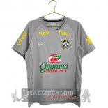 Brasile Formazione Maglia Calcio 2022 Grigio