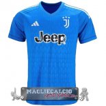Thailandia Portiere Maglia Calcio Juventus 2023-24 Blu
