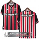 Thailandia Away Maglia Calcio São Paulo 2024-25 Rosso Nero
