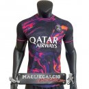 Tailandia Pre Partita Giocatori Maglia Calcio Paris Saint Germain 2023-24 Purpureo Nero