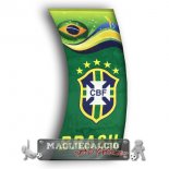 Calcio Bandiera de Brasil 2018 Nero