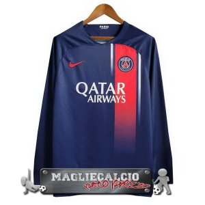 Tailandia Home Manica Lunga Maglia Calcio Paris Saint Germain 2023-24