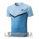 Formazione Maglia Calcio Nike 2022-2023 Blu Luce