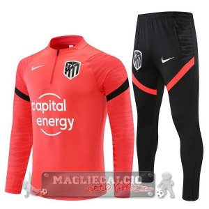 Atletico Madrid Insieme Completo Arancione Giacca 2021-22