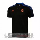 Real Madrid Nero Maglia POLO 2021-22