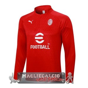 AC Milan I Rosso Felpa Da Allenamento 2023-24