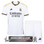 Real Madrid Set Completi Bambino Maglia Calcio Home 2023-24