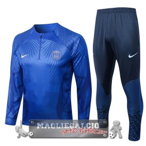 Paris Saint Germain Insieme Completo I Blu Giacca 2022-23