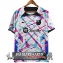 Tailandia Speciale Maglia Calcio Barcellona 2023-24 Bianco Purpureo