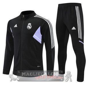 Real Madrid Insieme Completo bianco nero purpureo Bambino Giacca 2022-23