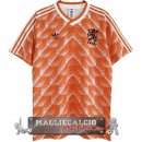 Home Maglia Calcio Paesi Bassi Retro 1988