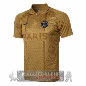 Paris Saint Germain Giallo Maglia POLO 2021-22