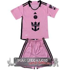 Inter Miami Set Completo Bambino Maglia Calcio Home 2024 2025